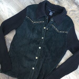 Maurice Sasson Medium Black Leather Jacket